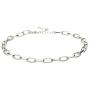 Cathercing Women Choker Necklace Chain Thin Link Necklace for Women Trendy Jewelry Necklaces Chains Punk (silver)