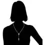Ritastephens Italian Sterling Silver or Gold-tone 3mm Rosary Bead Virgin Mary Cross Necklace Ritastephens Italian Sterling Silver or Gold-tone 3mm Rosary Bead Virgin Mary Cross Necklace
