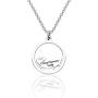 WUSUANED Pet Lover Gift Hamster Wheel Necklace Crazy Hamster Lady Hamster Lover Pendant Necklace Animal Lover Jewelry Gift for Women