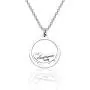 WUSUANED Pet Lover Gift Hamster Wheel Necklace Crazy Hamster Lady Hamster Lover Pendant Necklace Animal Lover Jewelry Gift for Women