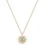 MTMY 14K Gold Evil Eye Necklace Round Sun Medallion Dainty Turquoise Pendant Simple Necklace Jewelry for Women MTMY 14K Gold Evil Eye Necklace Round Sun Medallion Dainty Turquoise Pendant Simple Necklace Jewelry for Women