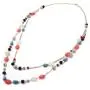 BOCAR 2 Layer Long Link Chain Necklace Crystal Beads Women Party Long Necklace Gift BOCAR 2 Layer Long Link Chain Necklace Crystal Beads Women Party Long Necklace Gift