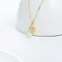 Heart-Shaped Music Note Pendant Necklace with Moissanite and Pearl, 10K 14K 18K Yellow Gold Necklace Jewelry for Women/Girls/Party/Anniversary Day/Birthday