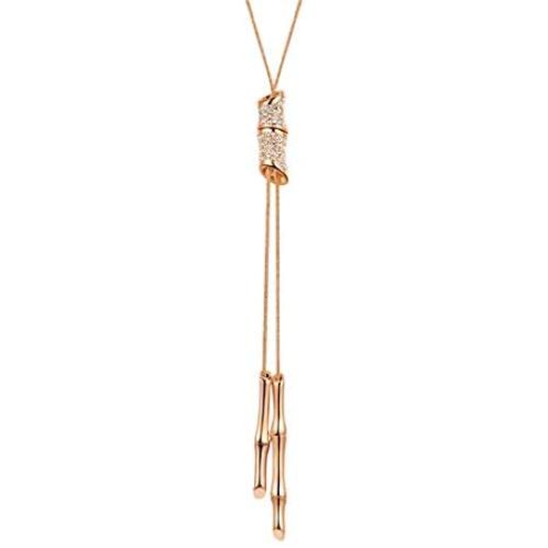 MFHUNX Long Sweater Necklace for Women Girls Sweater Chain Statement Necklace Choker Adjustable Jewelry Accessories Dressy Collocation