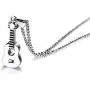 XUANPAI Stainless Steel Guitar Cremation Pendants Ashes Holder Memorial Urn Necklace for Man Women Ash Memorial