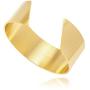 Molten Jewel 14k Plated Gold Cuff Bangle Bracelet | Arm Cuff | Gold Bangles | Gold Cuff Bracelets for Women | Gold Wrist Cuffs |