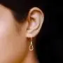 LeCalla Sterling Silver Jewelry Light Weight Drop Shape Dangler Earrings for Women