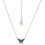 Unique Royal Jewelry 925 Sterling Silver Turquoise Butterfly Necklace - Adjustable 17'' - 19'' Unique Royal Jewelry 925 Sterling Silver Turquoise Butterfly Necklace - Adjustable 17'' - 19''