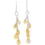 NOVICA Citrine .925 Sterling Silver Dangle Hook Earrings Sunlit Waterfall NOVICA Citrine .925 Sterling Silver Dangle Hook Earrings Sunlit Waterfall