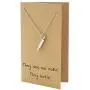 Quan Jewelry Rolling Pin Necklace, Gifts for Chefs, Gift for Baker Mom and Cooking Lovers. Tiny Kitchen Stainless Steel Pastry Maker, Gifts for Mom on Mothers Day & Christmas (See Me Rollin)