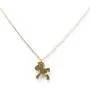 Meeshine Horse Pendant Necklace, Gold Plated Stainless Steel Pony Pendant Necklace for Women Girls Boys Party, Adorable Pendant for Daily Wearing (Gold)
