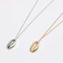 Yalice Simple Conch Shell Pendant Necklace Cowrie Necklaces Gold Jewelry for Women and Girls