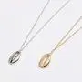Yalice Simple Conch Shell Pendant Necklace Cowrie Necklaces Gold Jewelry for Women and Girls