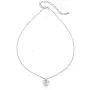 GemStar USA Sterling Silver Heart Choker Necklace Made with Swarovski Crystals GemStar USA Sterling Silver Heart Choker Necklace Made with Swarovski Crystals