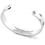 Arifoo Bracelets for Women Personalized Inspirational Jewelry Mantra Cuff Bangle Friend Encouragement Gift for Her