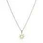 GUGELIVES Friendship Sun God Light Clavicle Necklace with Blessing Card,Small Dainty Gold Pendant Necklace for Women Gift Card