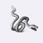 MAELOVE Sterling Silver Snake Earrings Cuff Wraps Ear Clips No Piercing Women Girls Cute Animal Auricle Wrap Earring Women Jewelry Simple Delicate Minimalist Stud Earrings Gift for Her
