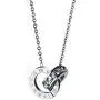 VNOX Stainless Steel Roman Numeral Bangle Bracelet Necklace Stud Earrings Women Grils Jewelry Set