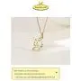 Hollow Mini Pikachu Pendant Necklace Cartoon Pokemon Short Version Plated 18k-gold
