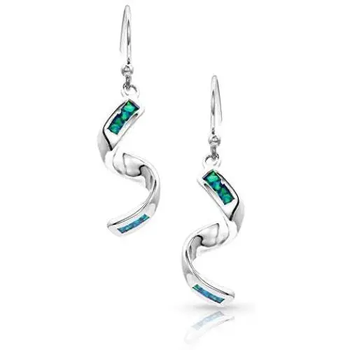 Montana Silversmiths River Lights Rain Slide Earrings Montana Silversmiths River Lights Rain Slide Earrings