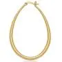 Highstreet Sterling Silver plated oval large hoop earrings for women | easy to wear and Hypoallergenic| silver or gold plated you choose | click top Highstreet Sterling Silver plated oval large hoop earrings for women | easy to wear and Hypoallergenic| silver or gold plated you choose | click top
