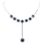 Faship Gorgeous Rhinestone Crystal Dangle Floral Necklace Earrings Set Faship Gorgeous Rhinestone Crystal Dangle Floral Necklace Earrings Set