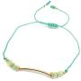 LESLIE BOULES Jewelry 3 Set Bracelets Boho & Lucky Charm Adjustable