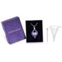 Minicremation Cremation Jewelry for Ashes The Eye of My Heart Keepsake Memorial Jewelry for Urn Necklace Stainless Steel Ashes Pendant with 20 Inch Chain