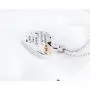 Cremation Jewelry for Ashes Heart Shaped Premium Stainless Steel Keepsake Memorial Necklace Chains for Men Women Carved No Longer By My Side Forever In My Heart (Grandma)
