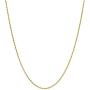 Verona Jewelers 10K Gold 1.5MM Diamond Cut Rope Chain Necklace for Men and Women- Braided Twist Chain Necklace, 10K Gold Necklace, 10 Karat Gold Chain, Sizes 16-30