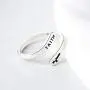 KOEDLN Faith Cross Ring Open Adjustable Inspirational Lucky Ring for Women Men Jewelry