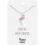 Happy Kisses Pink Flamingo Necklace with “Stand Tall and Be Fabulous” Message Card – Pendant for Women, Kids, and Girls for Mom, Wife or Girlfriend – Small Cute Pendant in Gold & Silver Happy Kisses Pink Flamingo Necklace with “Stand Tall and Be Fabulous” Message Card – Pendant for Women, Kids, and Girls for Mom, Wife or Girlfriend – Small Cute Pendant in Gold & Silver