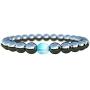 Believe London Hematite Magnetic Therapy Bracelet with Jewelry Bag & Meaning Card | Strong Elastic | Precious Natural Stones Healing