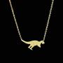 RZCXBS Dinosaur Pendant Necklace Lightweight Surgical Stainless Steel Animal Necklace