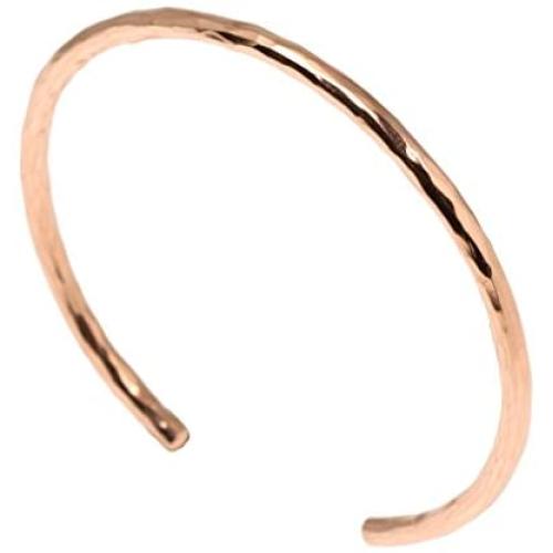 3mm Hammered Copper Cuff Bracelet By John S Brana Handmade Jewelry 100% Solid Uncoated Copper