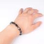 Hematite Bracelet - Strong Magnetic Therapy Necklace Naturally Reduces Arthritis Pain (8 in Black)