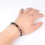 Hematite Bracelet - Strong Magnetic Therapy Necklace Naturally Reduces Arthritis Pain (8 in Black)