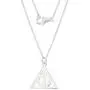 Harry Potter Jewelry for Women, Sterling Silver Deathly Hallows Pendant Necklace, 18'' Chain Harry Potter Jewelry for Women, Sterling Silver Deathly Hallows Pendant Necklace, 18'' Chain