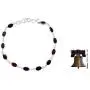 NOVICA Garnet Tennis Bracelet .925 Sterling Silver Handmade in India, Romantic Red