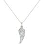 Angel Wings 14K gold Diamond Necklaces for women-girls Charm with Chain Gift Box Authenticity Cards (G, SI)