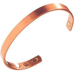 Earth Therapy Copper Magnetic Bracelet For Men and Women, Relieve Arthritis, Carpal Tunnel and Joint Pain