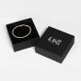 B.Tiff Yellow/Rose Gold Plated Stainless Steel Minimalist Simple Plain Narrow Matte Bangle Cuff Bracelet Fashion Jewelry for Women Men Unisex