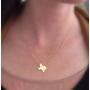YINLIN Charm Country Map Texas State Alloy Necklace