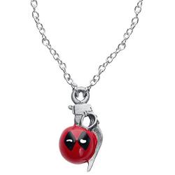 Marvel Deadpool Grenade, Officially Licensed Premium Quality Pendant Necklace