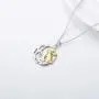 ROMANTIC WORK Cute Rabbit Necklace for Women Sterling Silver Bunny on The Moon Pendant Easter Necklace Rabbit Jewelry Gift for Girlfriend Daughter Sister ROMANTIC WORK Cute Rabbit Necklace for Women Sterling Silver Bunny on The Moon Pendant Easter Necklace Rabbit Jewelry Gift for Girlfriend Daughter Sister