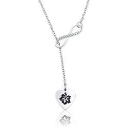 WUSUANED Ohana Means Family Hibiscus Flower Necklace Hawaiian Jewelry For Family Best Friends