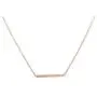 Frodete Romantic Silver Custom Bar Stick Necklace Pendant Clavicle Chain Necklace Women Men Jewelry DIY Gift