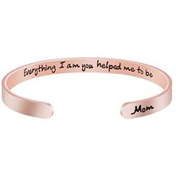Joycuff Inspirational Bracelet Friendship Gifts for Her Girl Women Daughter Jewelry Best Friend BFF Cuff