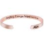 Joycuff Inspirational Bracelet Friendship Gifts for Her Girl Women Daughter Jewelry Best Friend BFF Cuff