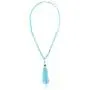 RIAH FASHION Bohemian Pendant Beaded Long Statement Necklace - Sparkly Crystal Bead Boho Teardrop, Natural Stone, Tassel Charm Wrap Lariat RIAH FASHION Bohemian Pendant Beaded Long Statement Necklace - Sparkly Crystal Bead Boho Teardrop, Natural Stone, Tassel Charm Wrap Lariat